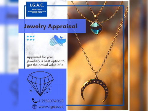 We provide an in-depth, exclusive appraisal of jewelry to be insured by reputable appraisers. Get the best Jewellery Appraisal & Certification Service near you. https://www.igac.us/jewelry-appraisal-services.php