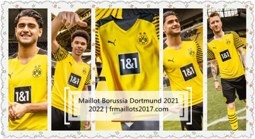 nouveau Maillot Borussia Dortmund Domicile 2021 2022